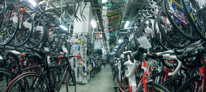 サイクルパラダイス東京展示場
