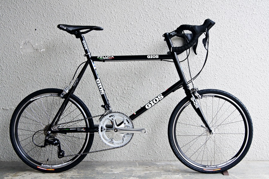 超可爱 GIOS 自転車本体 STILO ジオス クロモリ ピスト ブルホーン 青