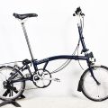 本日の自転車買取実績紹介「ブロンプトン BROMPTON M6R 2015年モデル クロモリ 折りたたみ自転車 内装3速 外装2速 16インチ テンペストブルー」