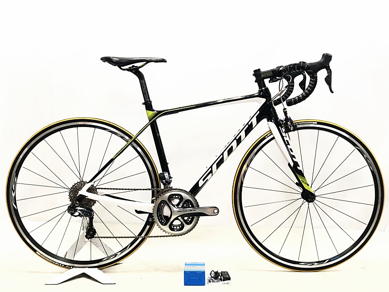 【当店限定販売】 Scott Addict フレームセット（自転車 ロードバイク XSサイズ 10 パーツ